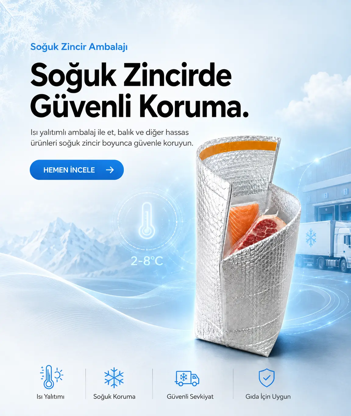 Bilsan Plastik soğuk zincir ambalaj ürünleri